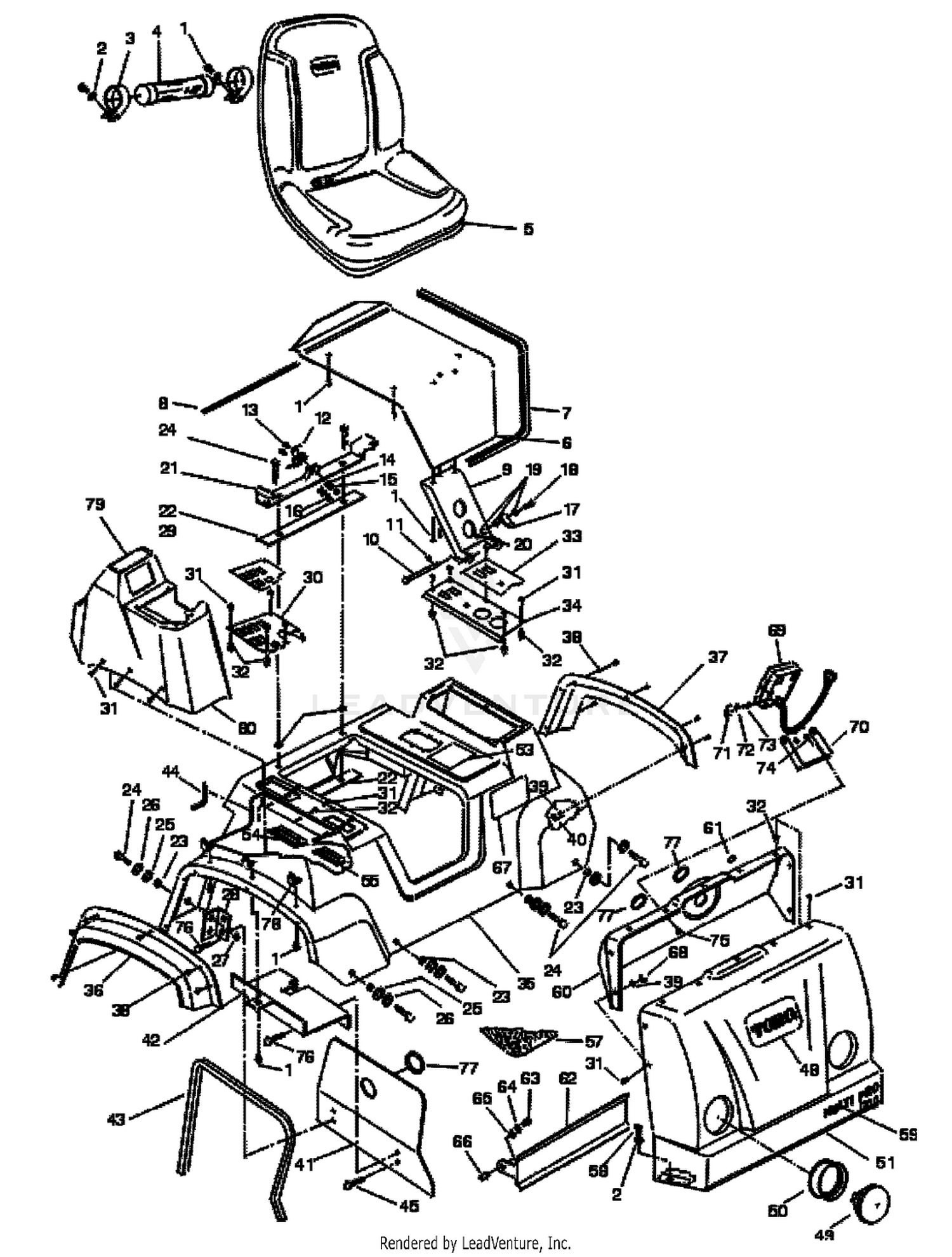 ENGINE COVER ASM