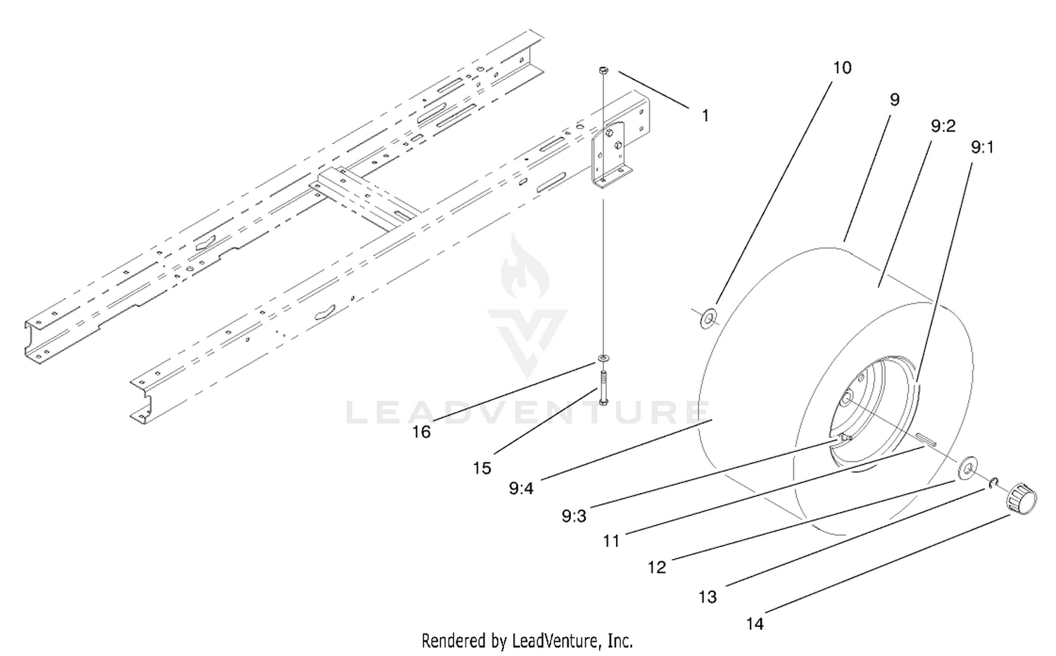 Rear Wheel Assembly
