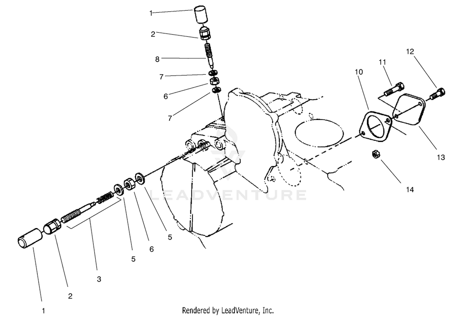 Engine Stop Lever Assembly