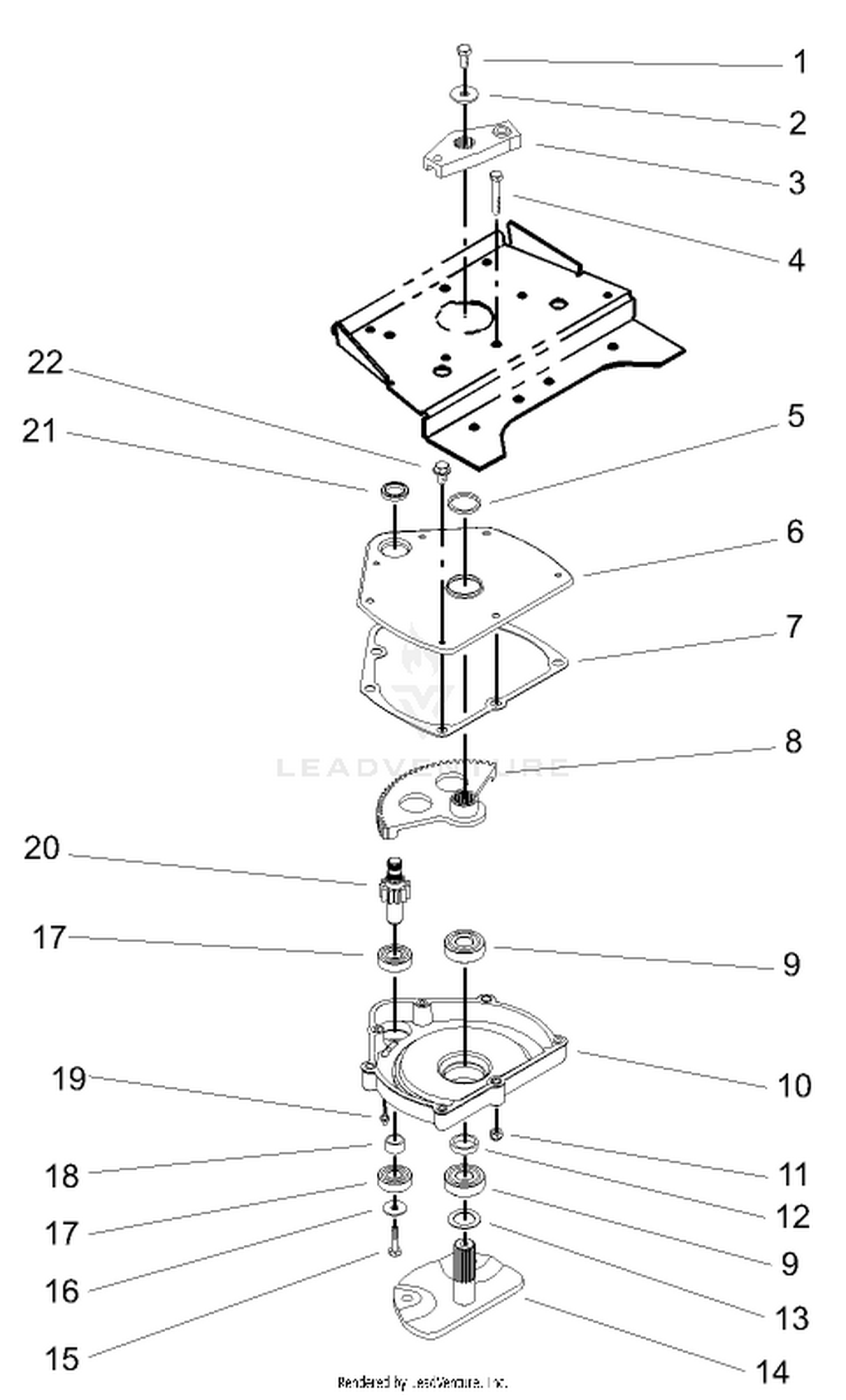 Manual Steering Lower Assembly
