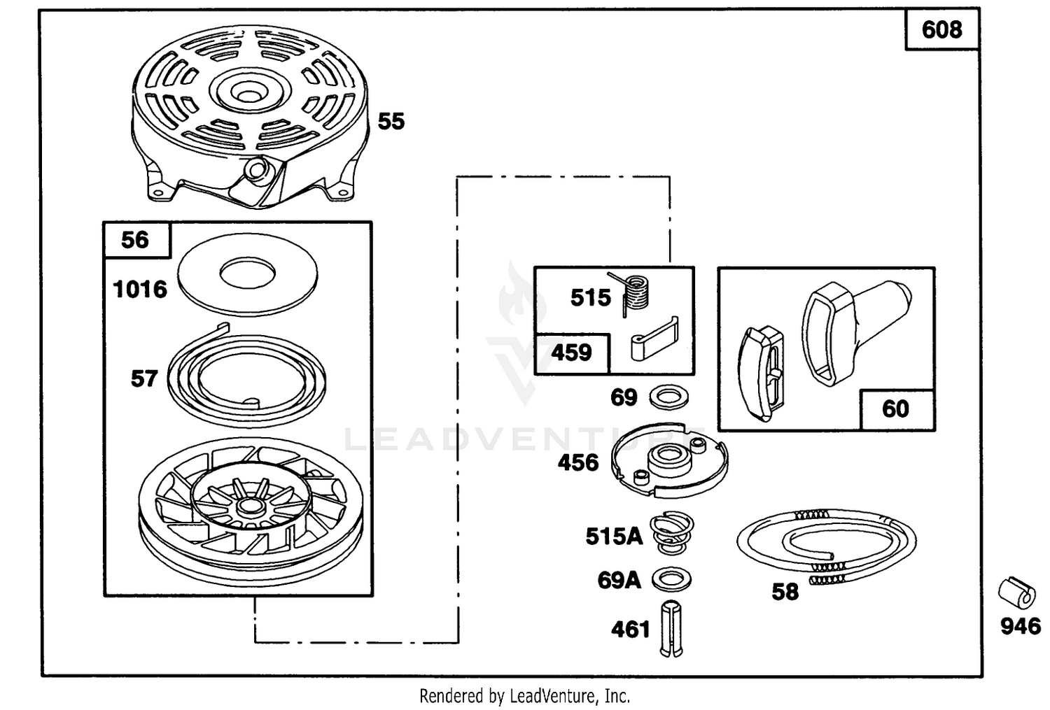 Engine Briggs  Stratton Model 122702-3171-01 5