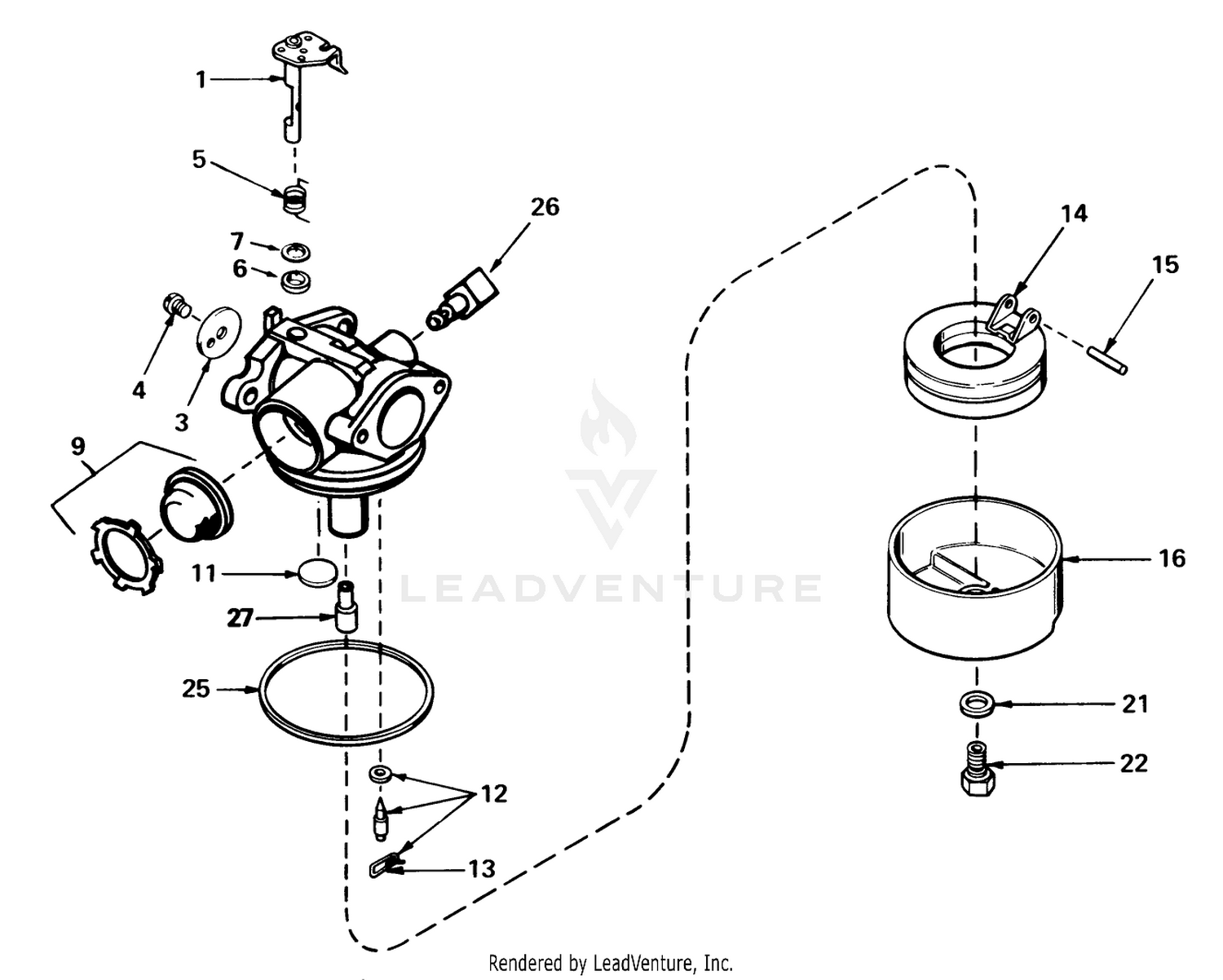 Carburetor No. 632050a