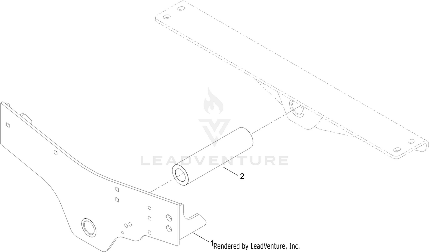Rear Axle Support Kit Assembly No. 163-8960