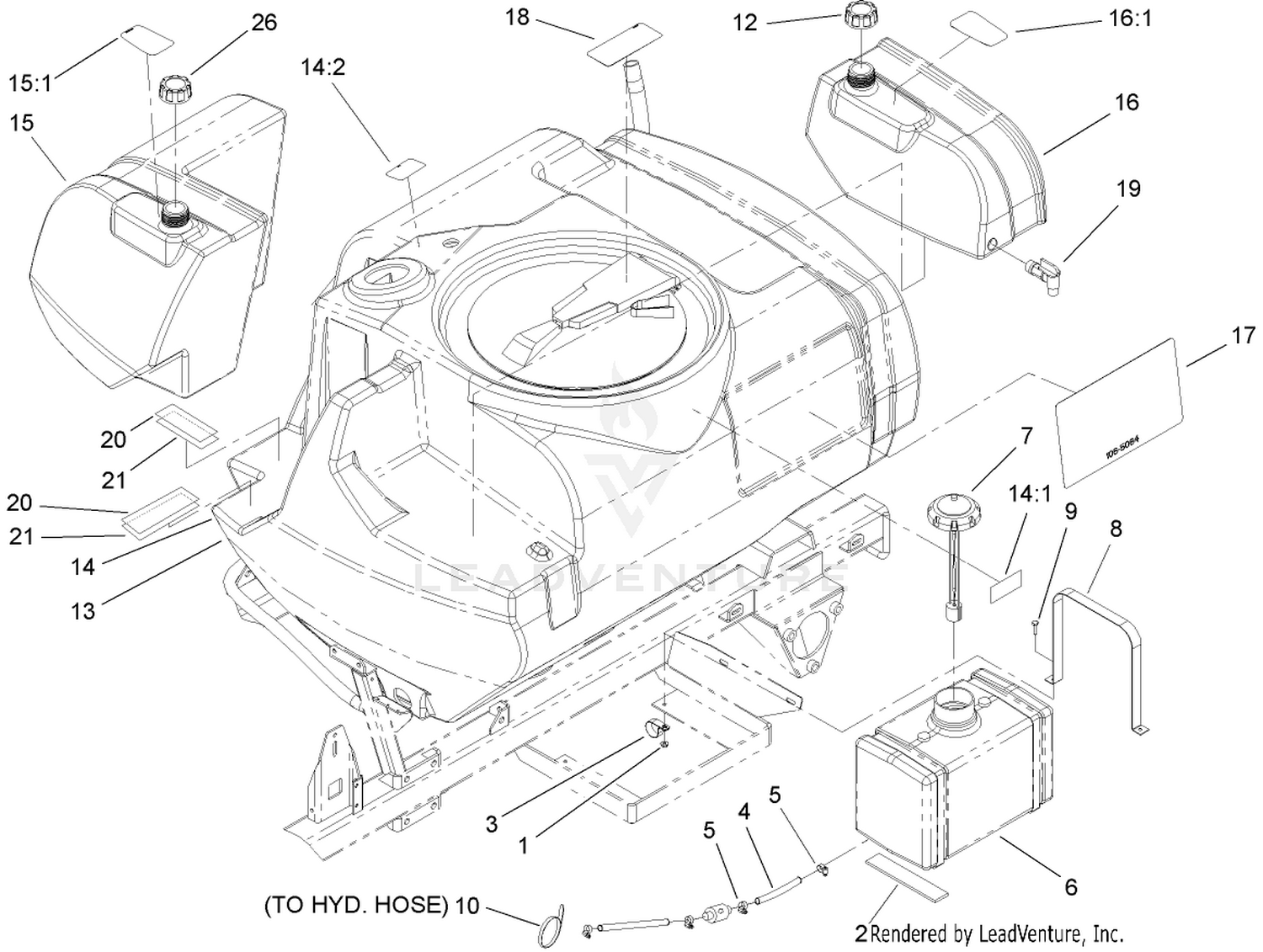 Fresh Water Tank Assembly
