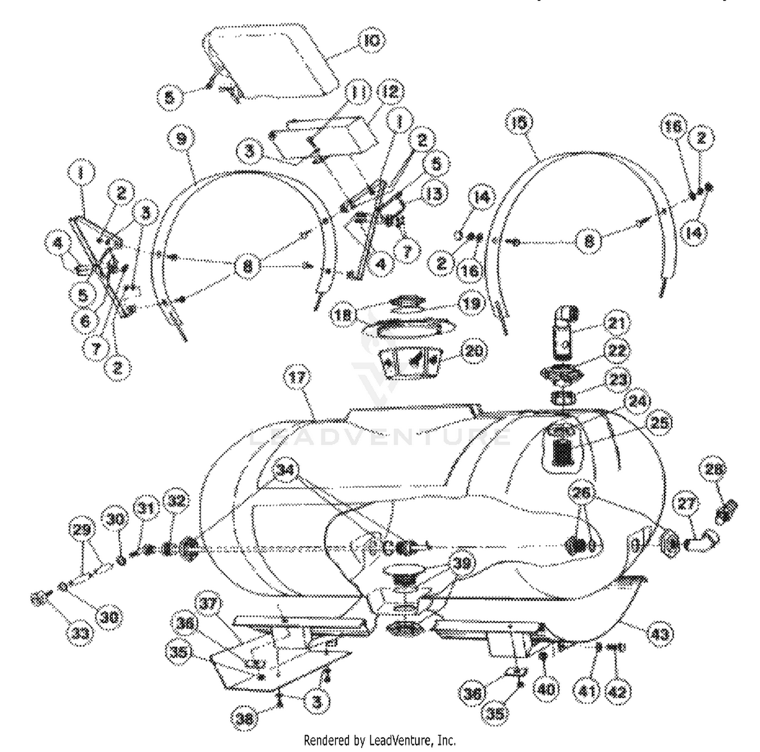 STANDARD ELECTRIC SPRAY SYSTEM TANK (MULTI-PRO 1100)