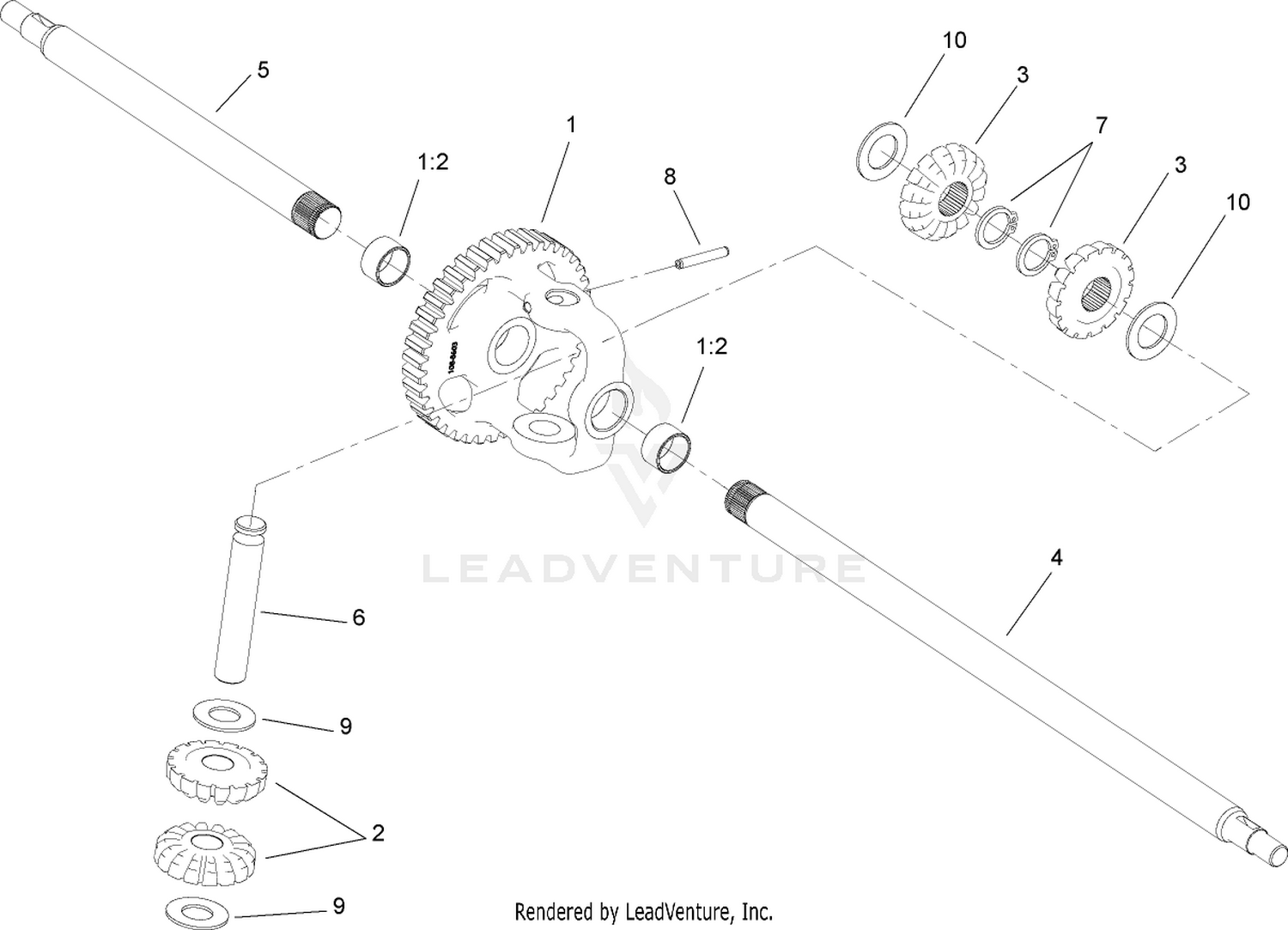 Differential Assembly No. 108-8601