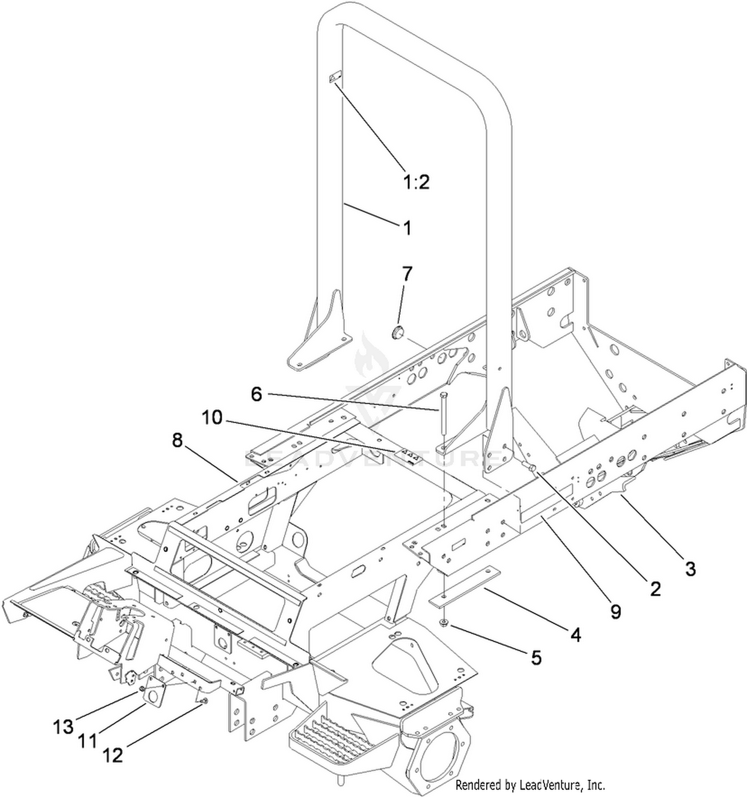 Roll-Over Protection System and Front Frame Assembly