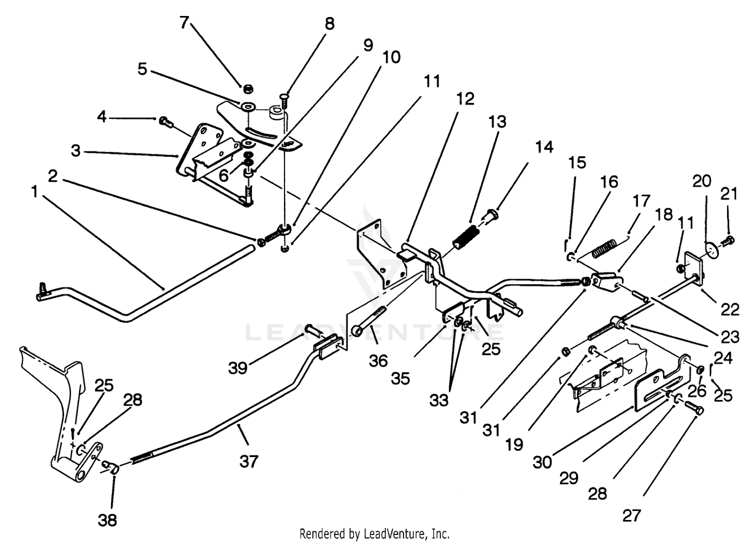 Brake And Hydro Linkage