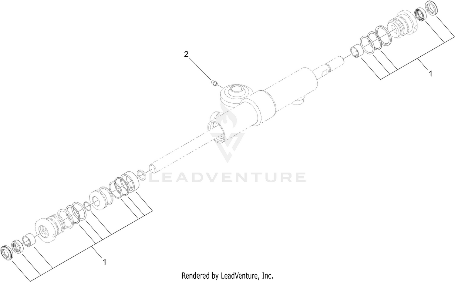 Hydraulic Cylinder Assembly No. 112-0297
