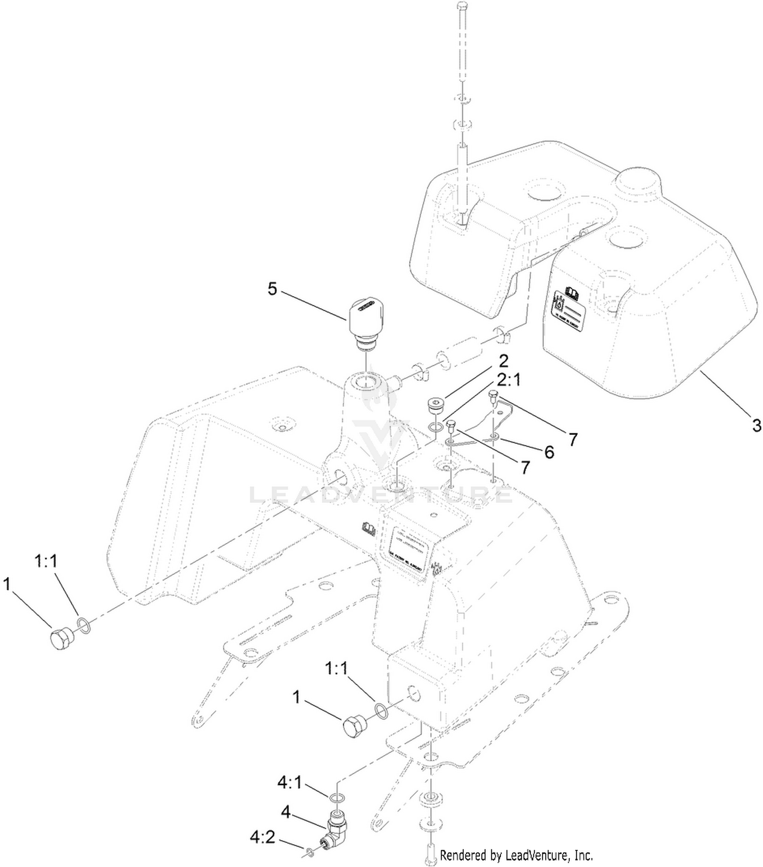 Hydraulic Tank Cover Assembly