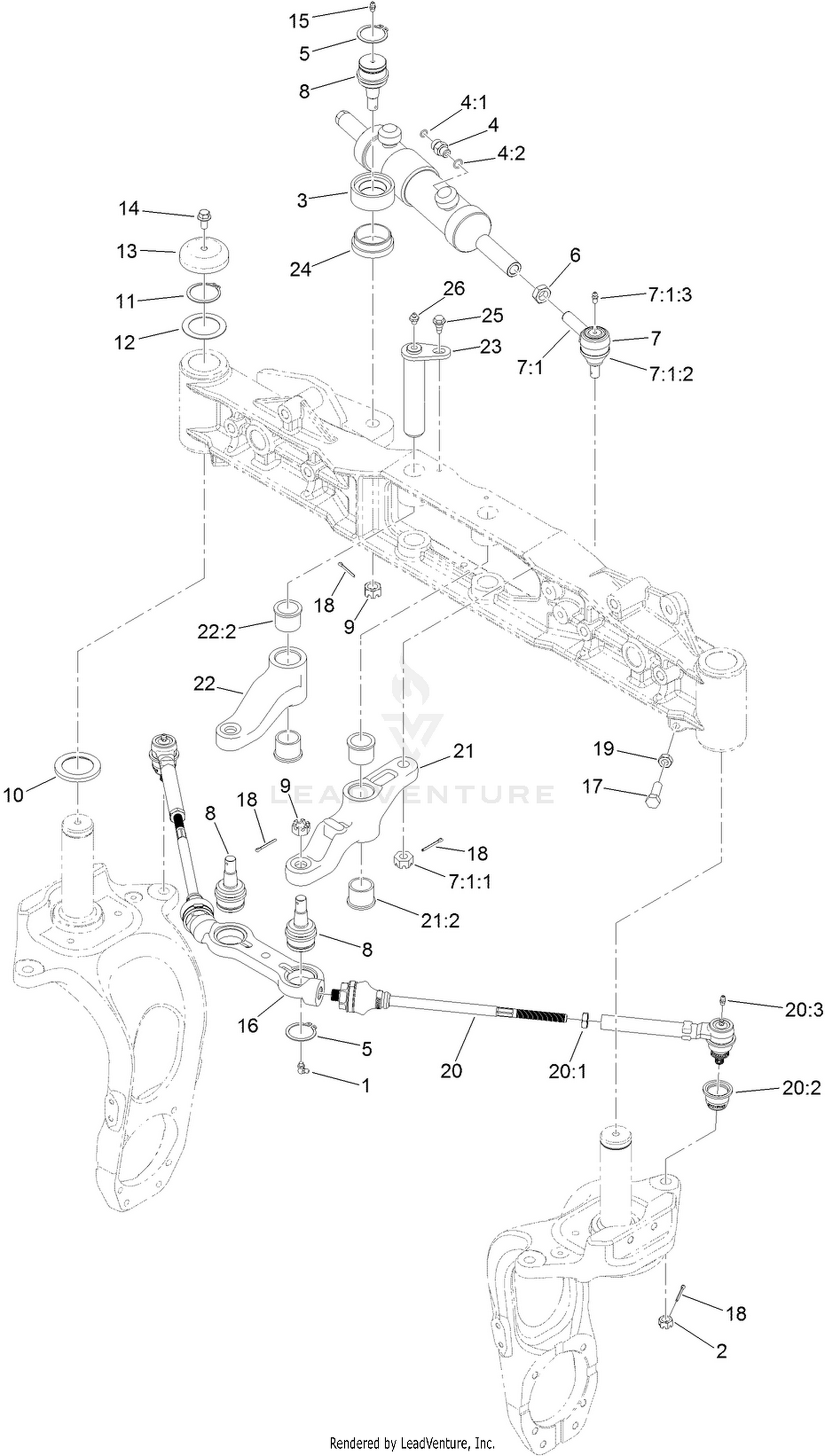 Rear Steering Assembly