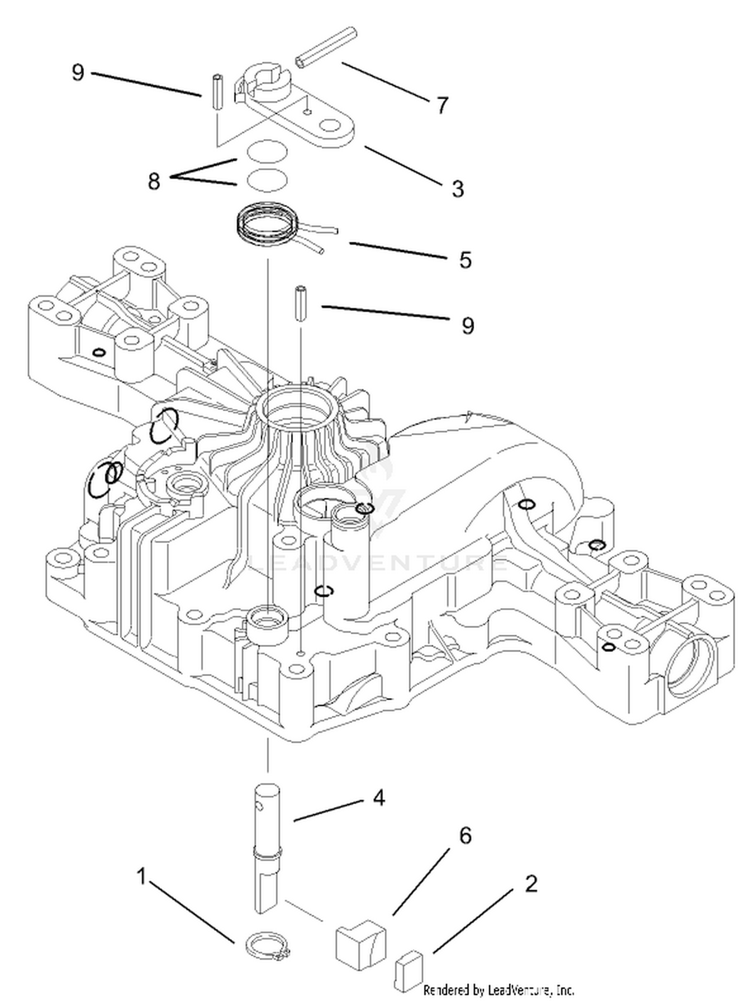 Brake Assembly  Transmission Assembly No. 104-2889
