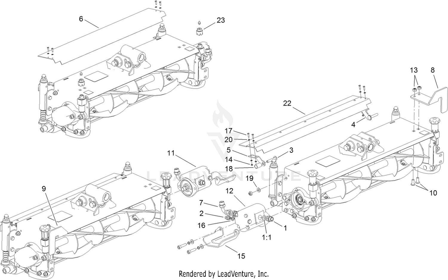 Cutter Component Assembly
