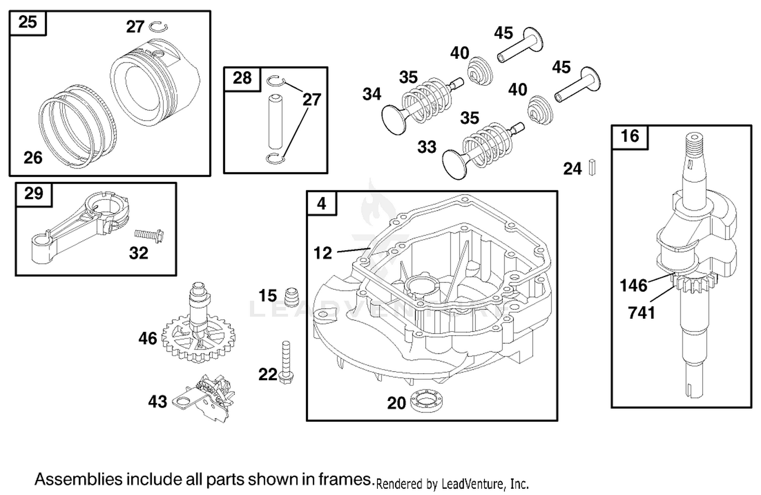 Engine Briggs  Stratton Model 12j802-2368-E1 2