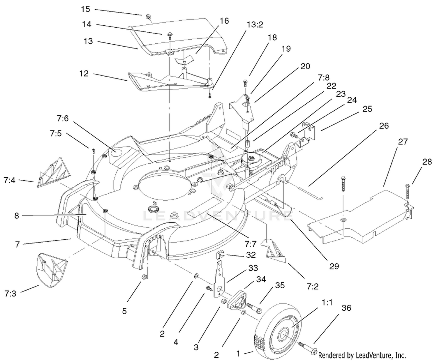 Housing And Wheel Assembly