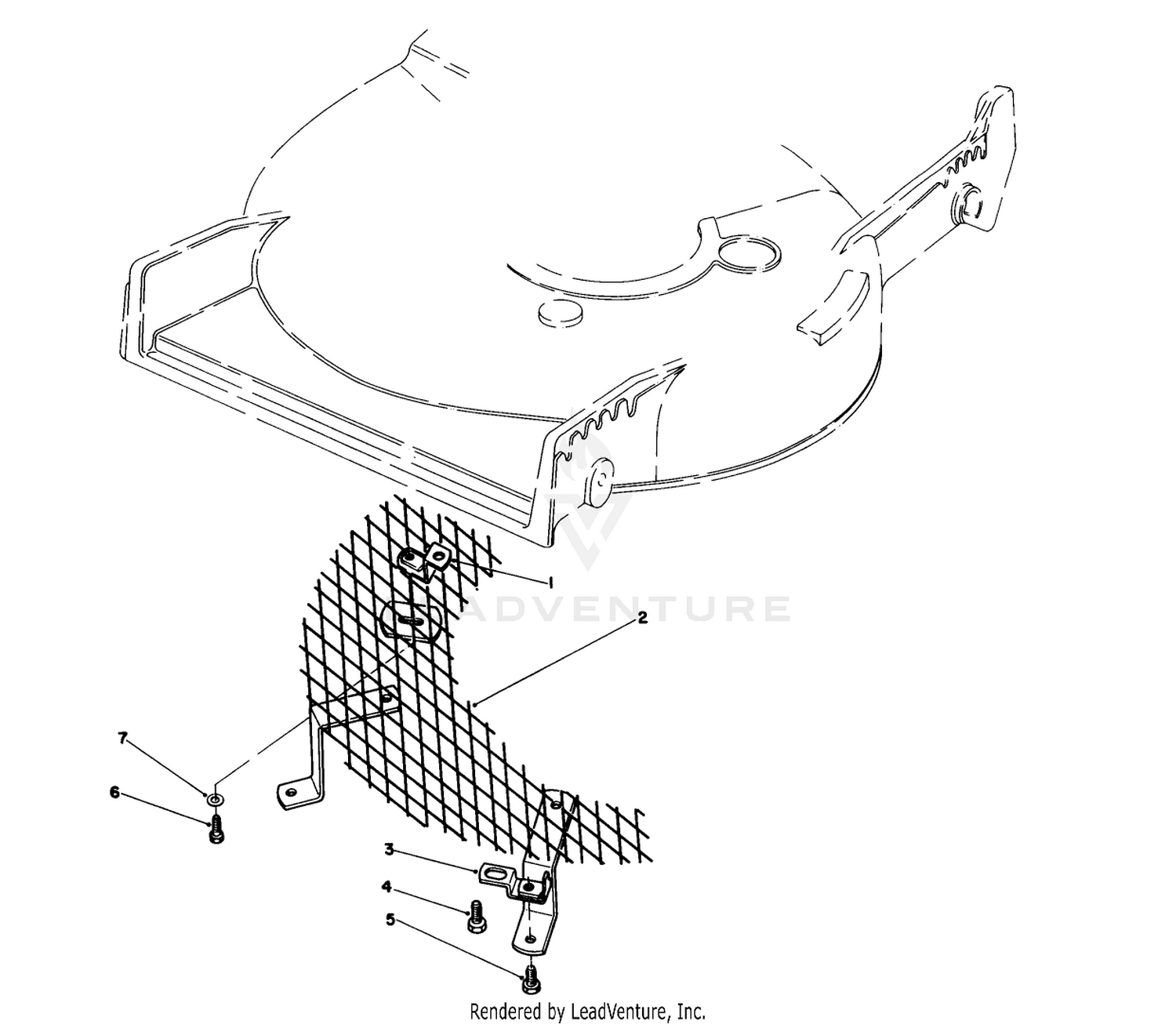 Leaf Shredder Kit Model No. 59157 (optional)
