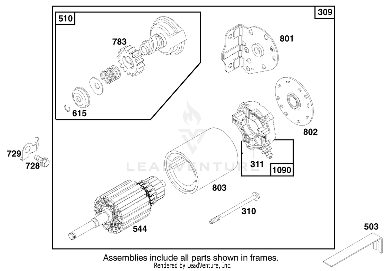 Engine Briggs  Stratton Model 28n707-0131-01 8