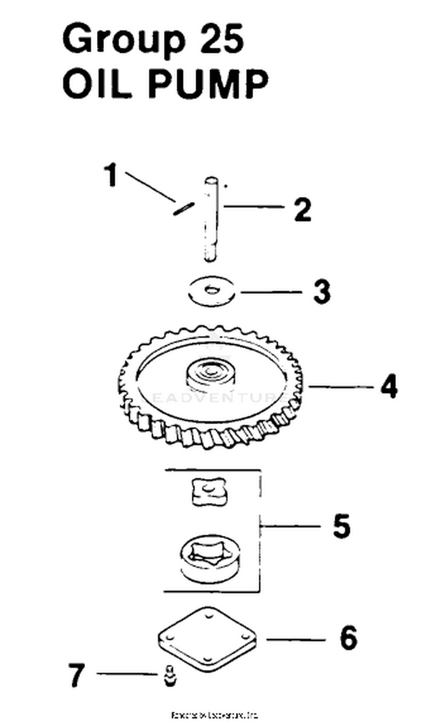 Oil Pump-Engine Kohler Model No. Mv16s-Type Ps56519