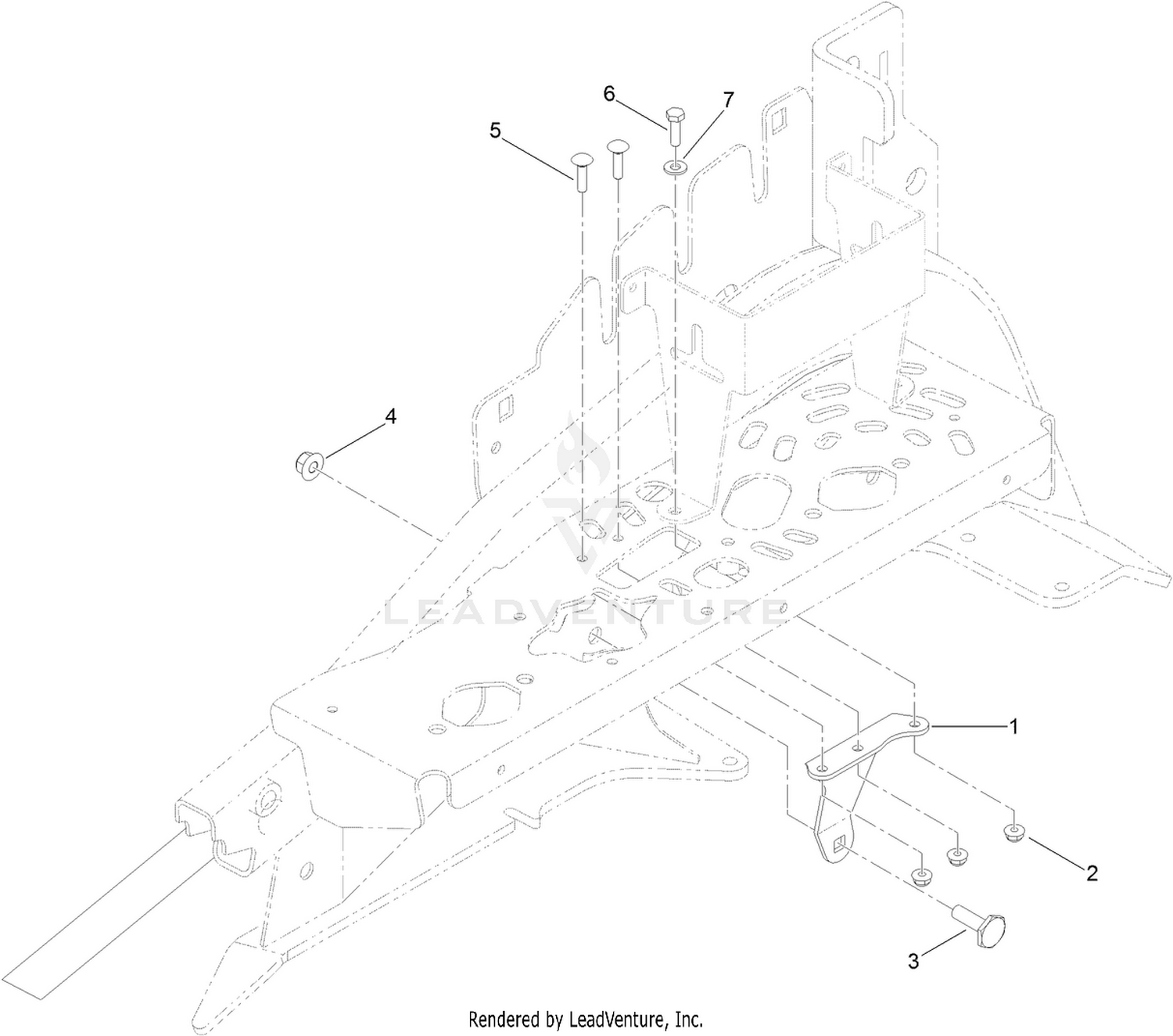 Support Bracket Assembly No. 130-7800