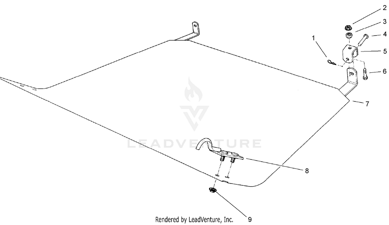 Traction Unit Belly Assembly