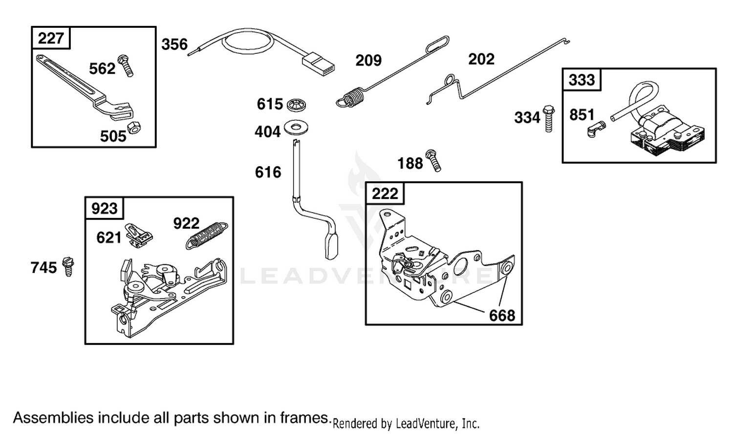 Engine Briggs  Stratton Model 12h802-1767-E1 4