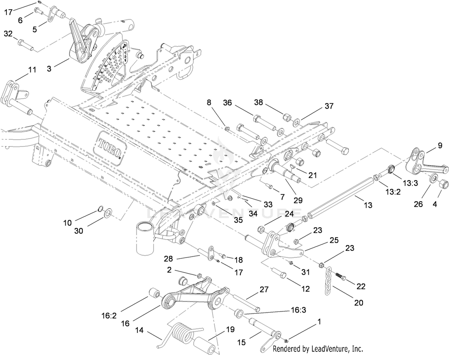 Deck Linkage Assembly
