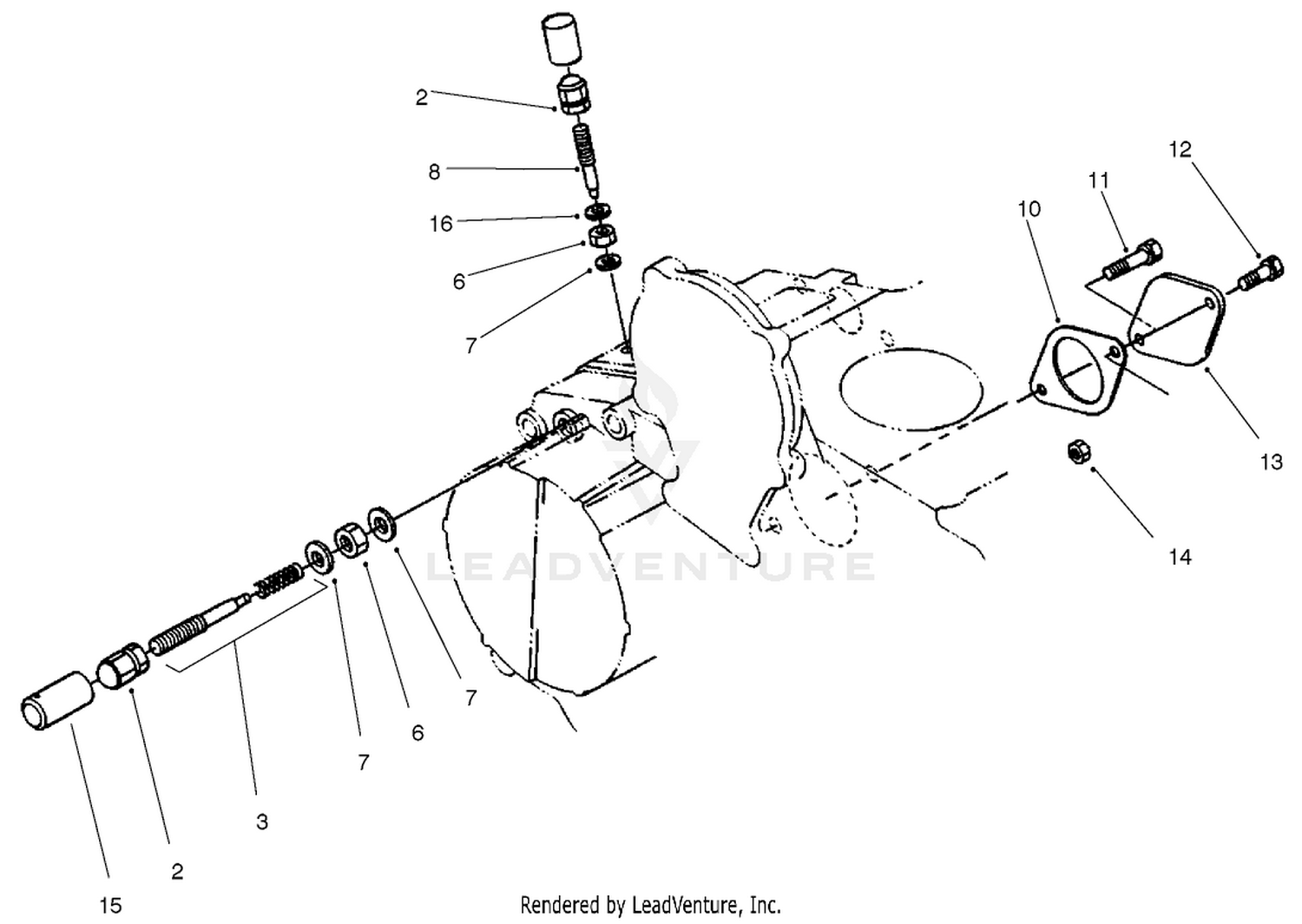Engine Stop Lever Assembly