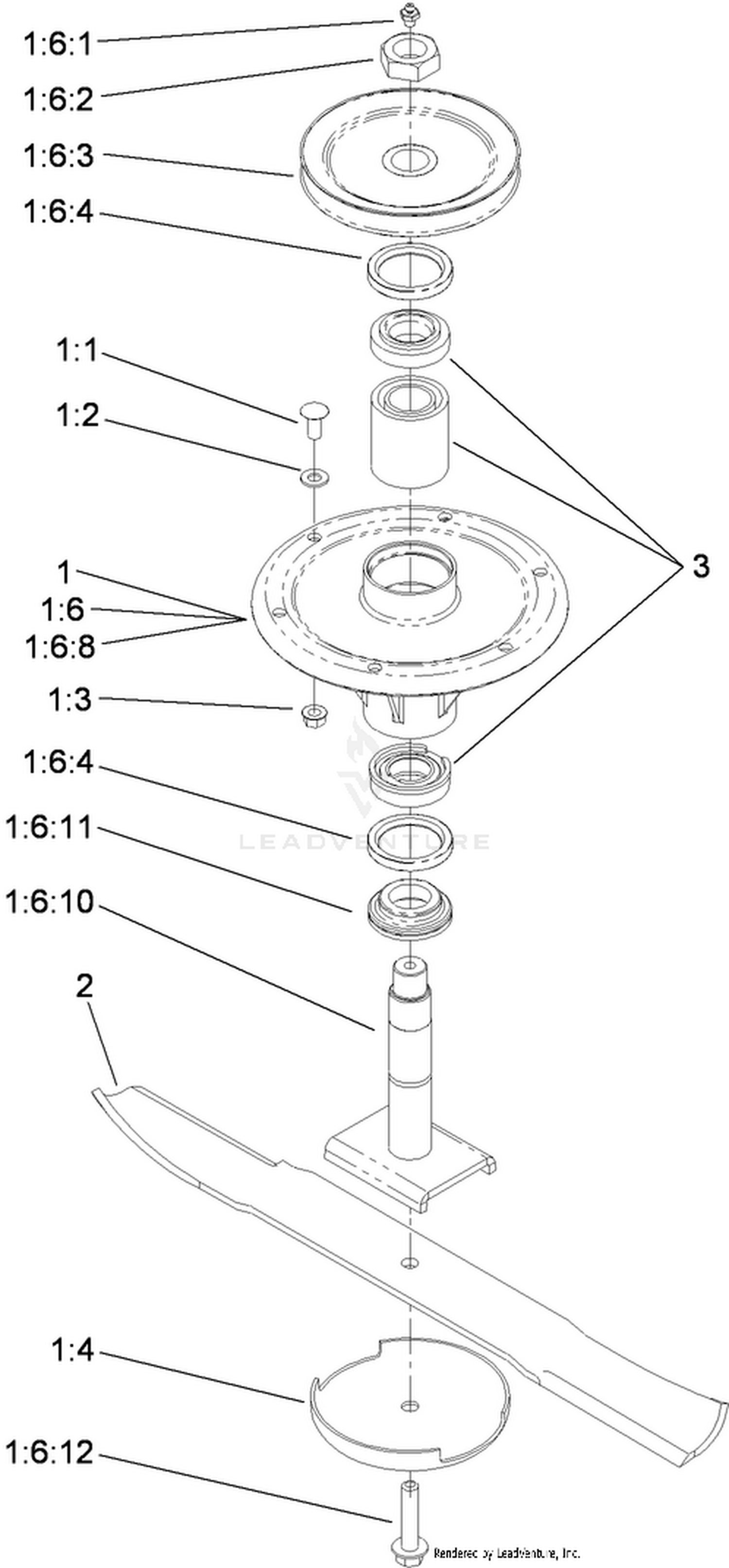 Spindle And Blade Assembly