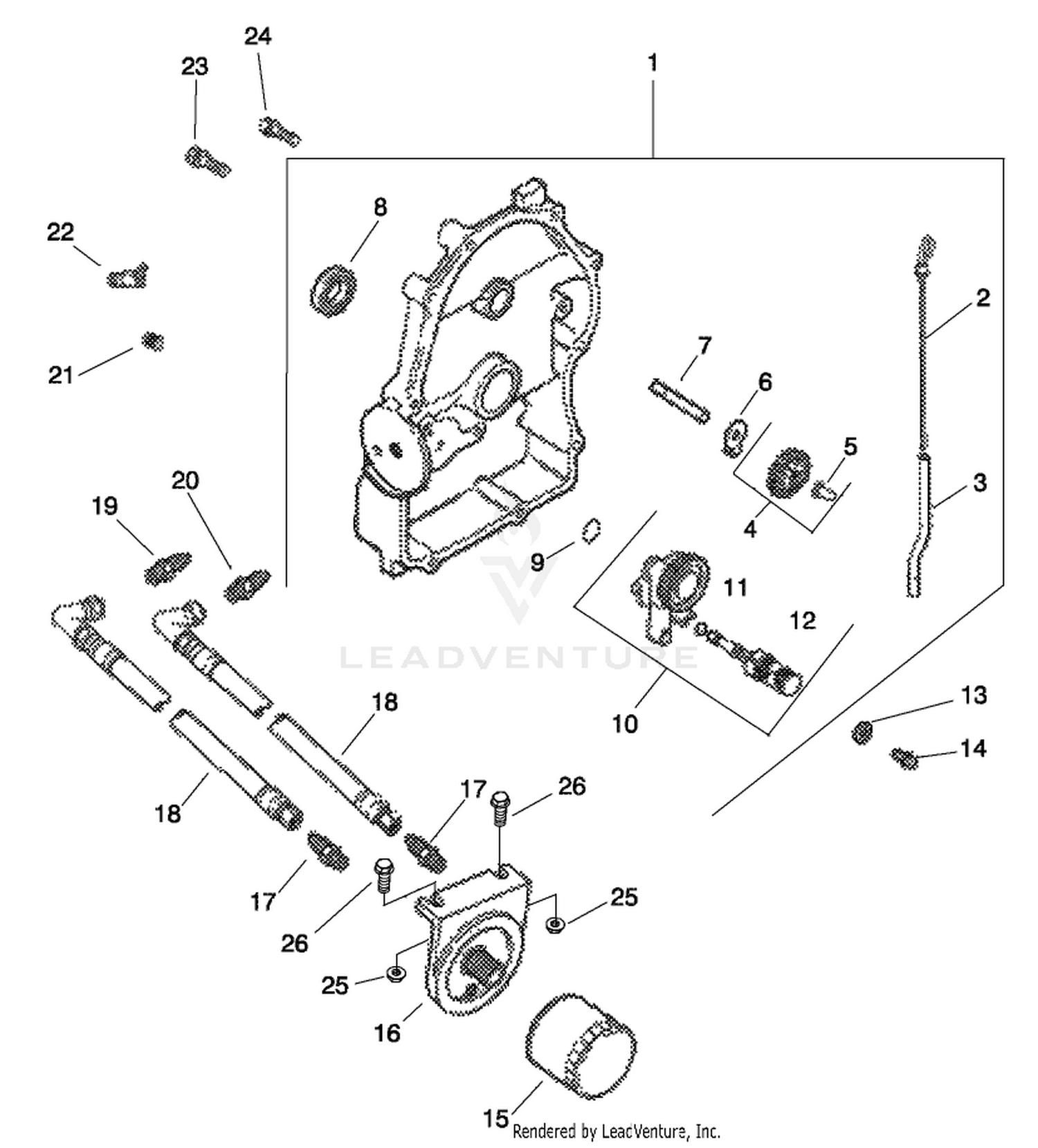 ENGINE KOHLER MODEL CH20S SPEC. NO. 64647 3