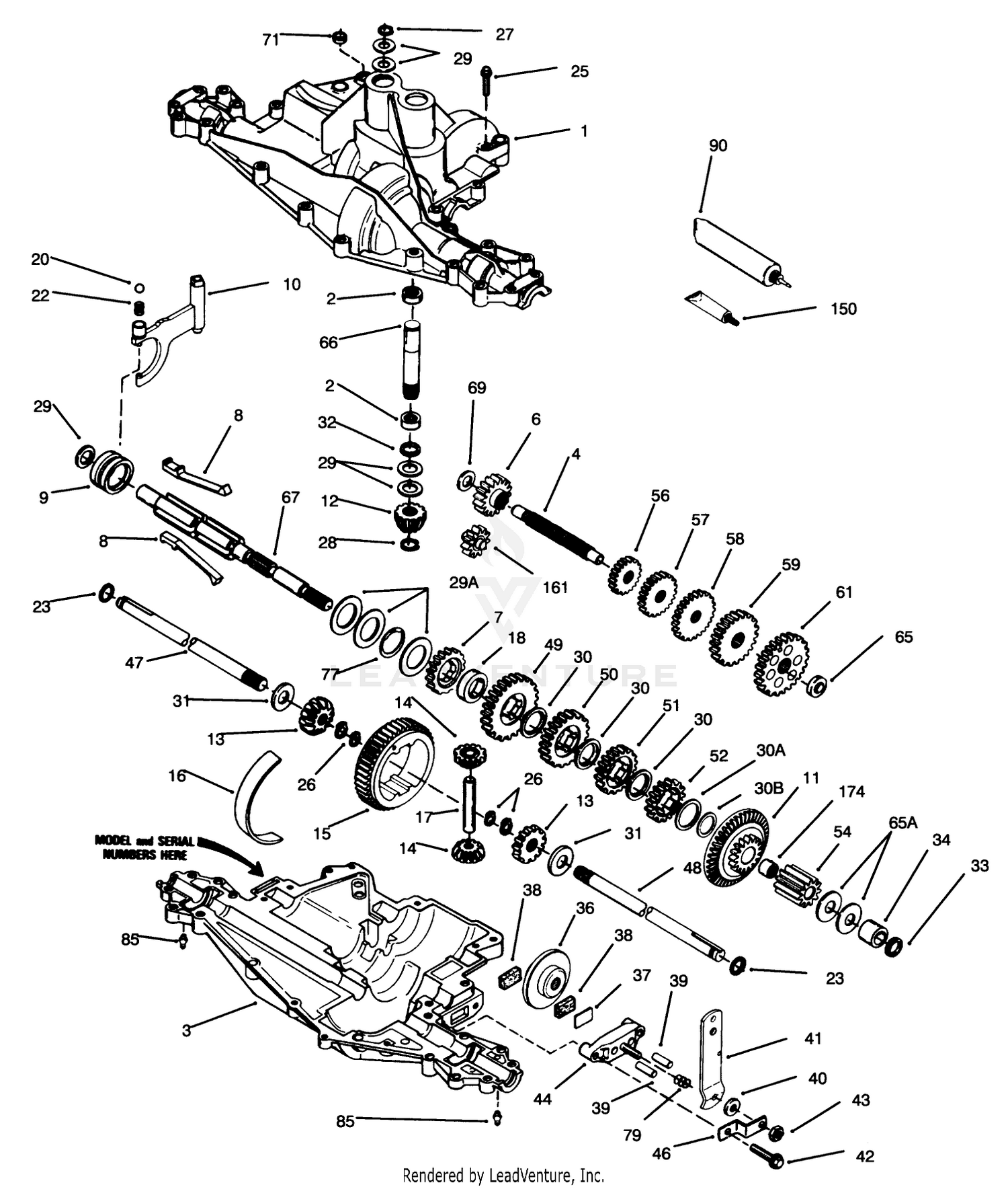 Peerless Transaxle Model No. 915-019