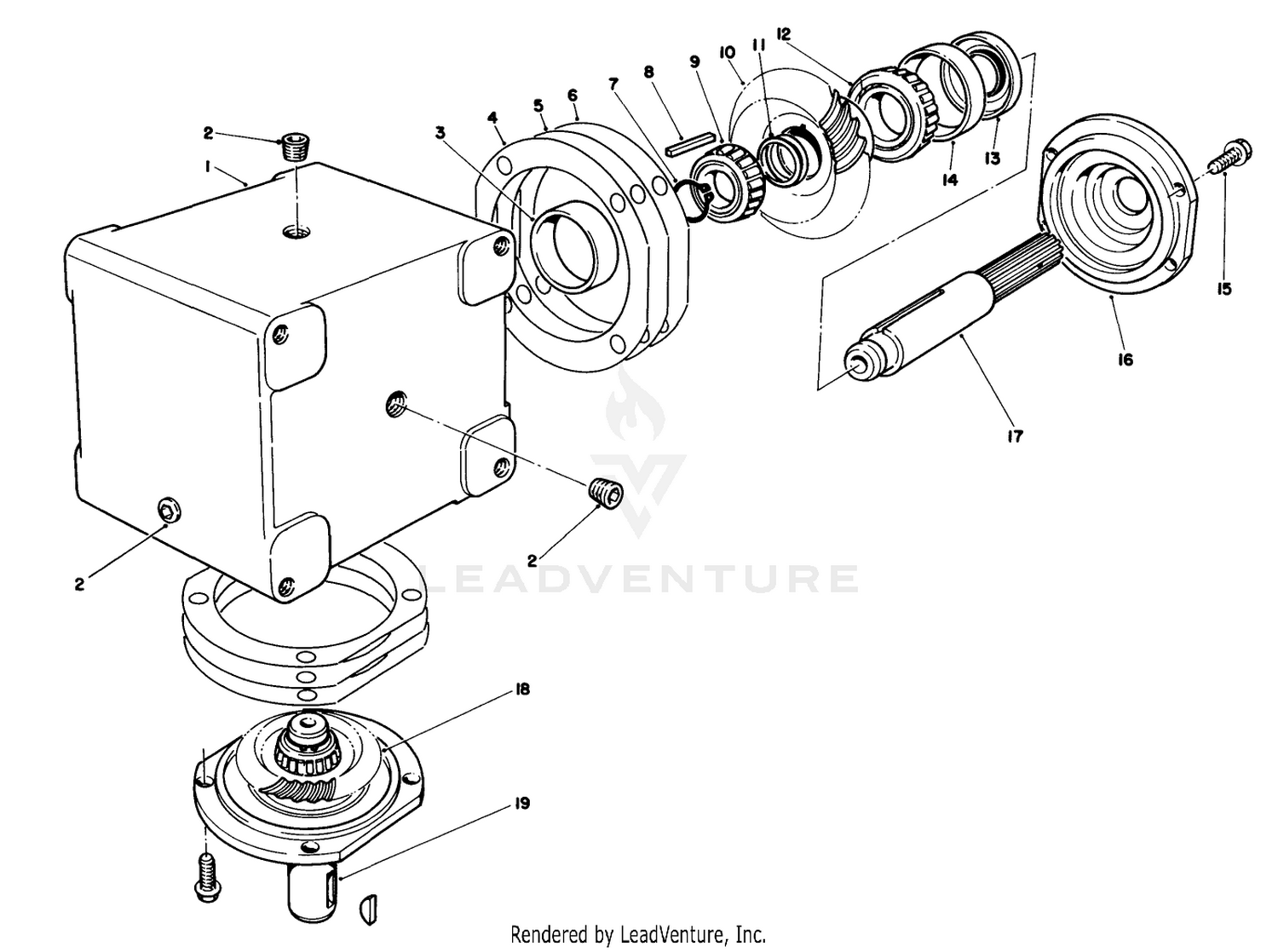 Gear Box Assembly No. 68-6810