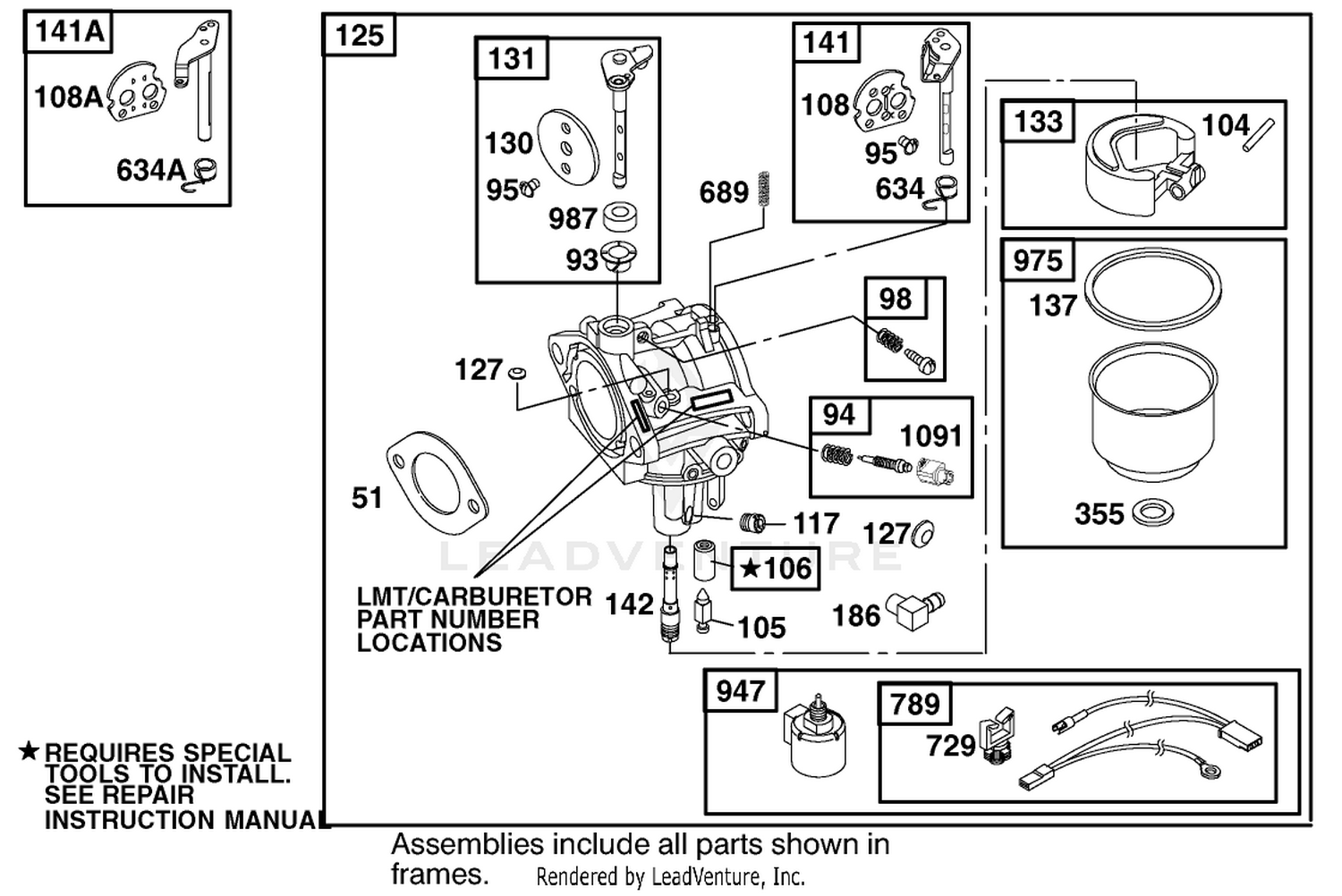 Engine Briggs  Stratton Model 312777-0128-E1 4