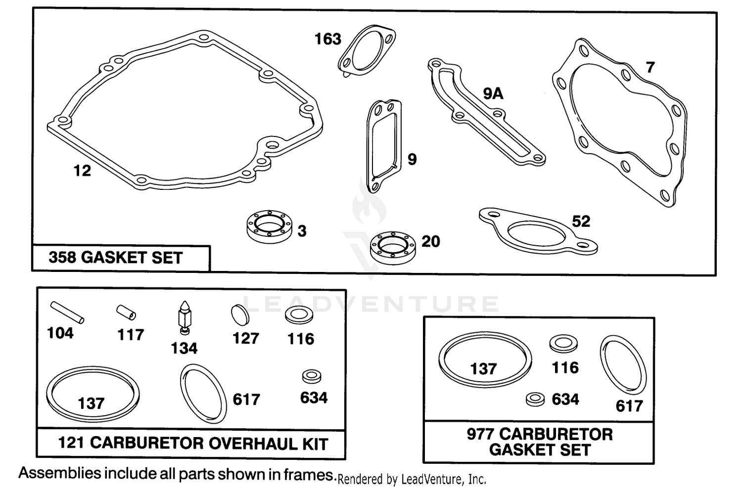 Engine Briggs  Stratton Model 122702-3171-01 7