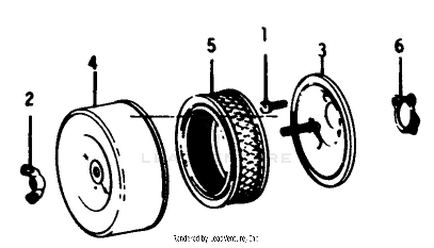 Air Intake-Engine Assembly Kohler Model K-321s Spec. No. 60407