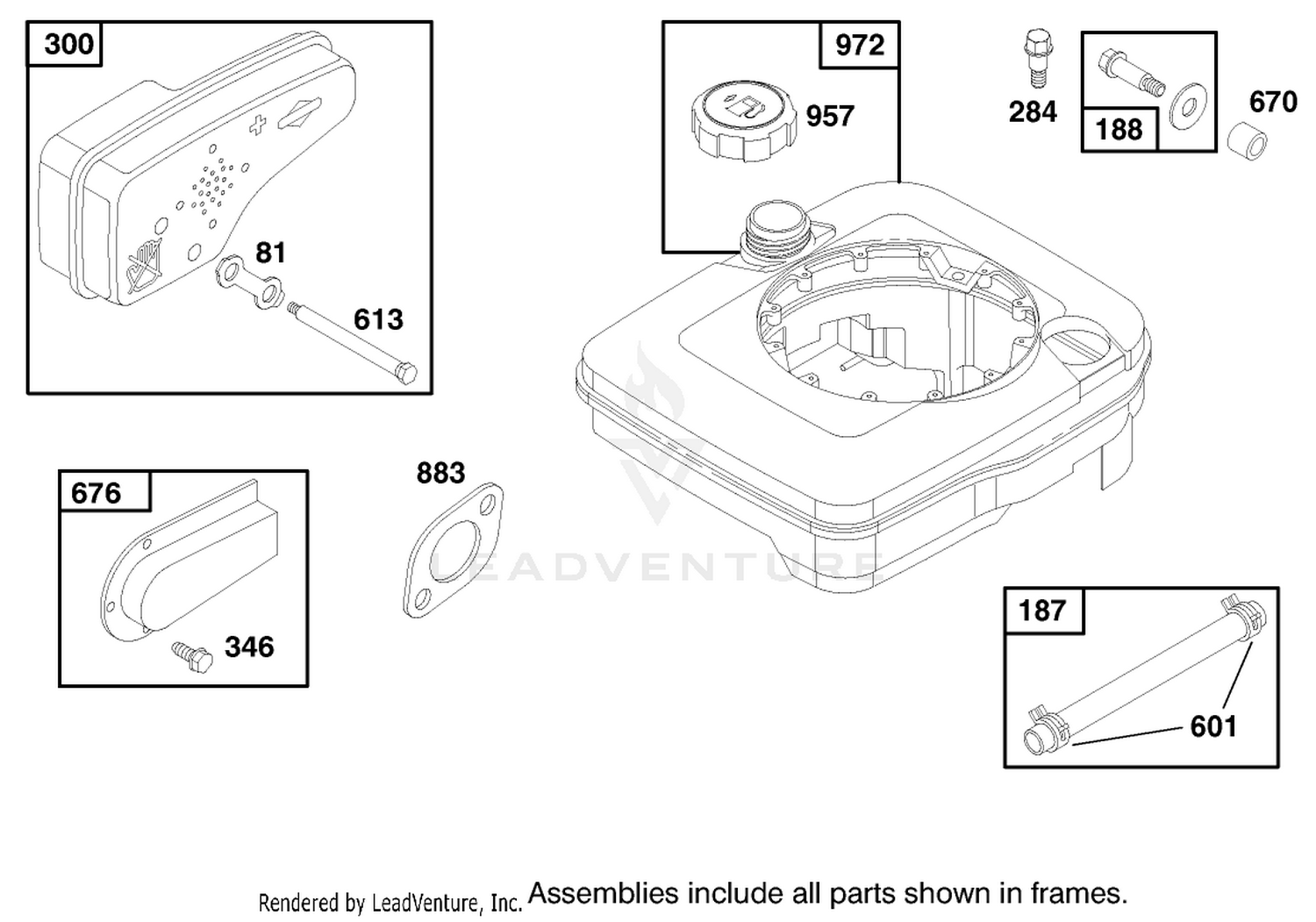 Engine Briggs  Stratton Model 127702-0645-01 (serial No. 8900001-8901373) 7