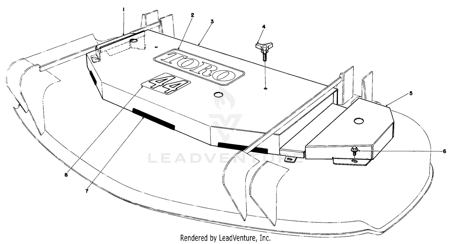 Cutting Unit Deck Cover-S