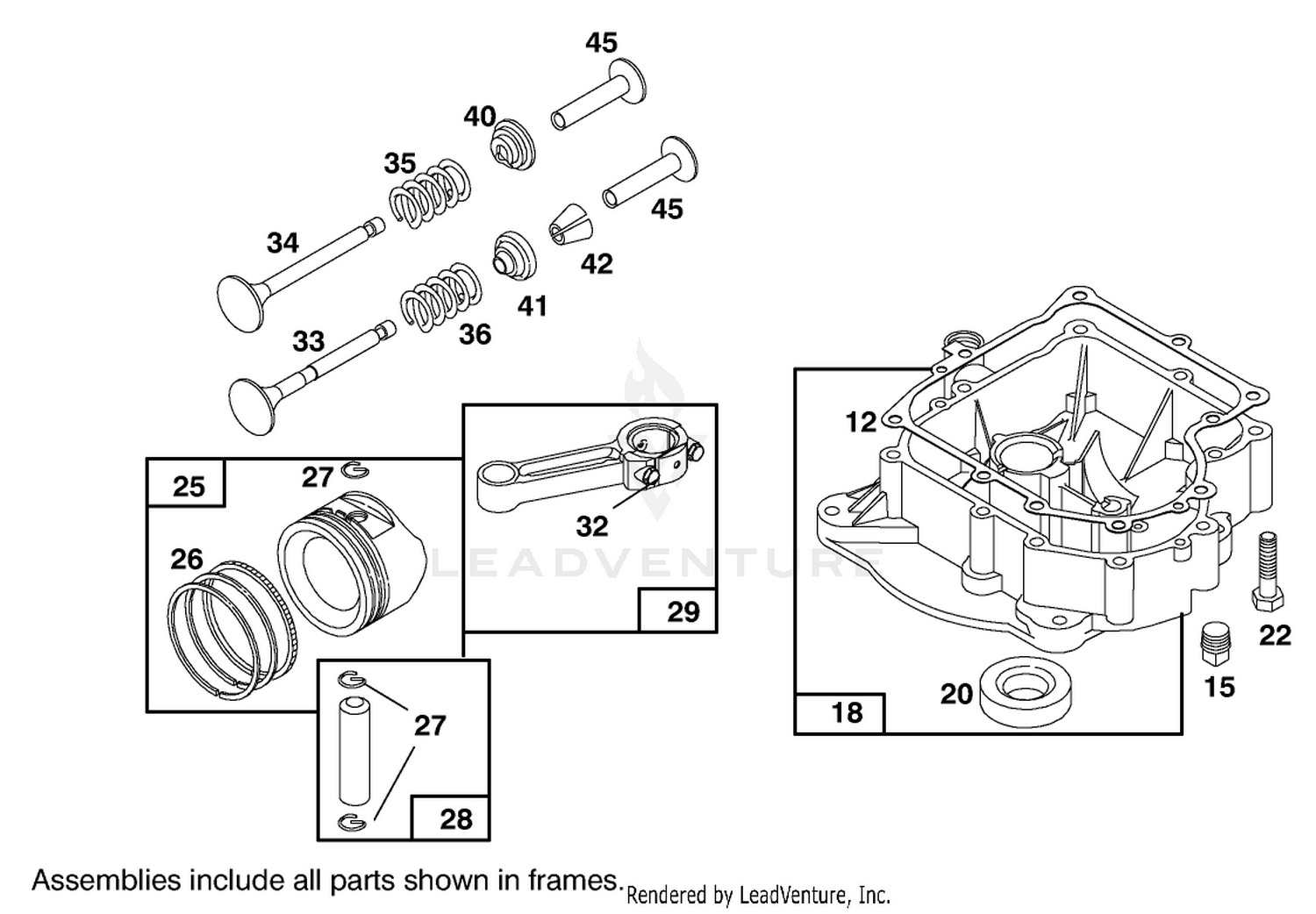 Engine Briggs  Stratton Model 28m707-0127-01 3