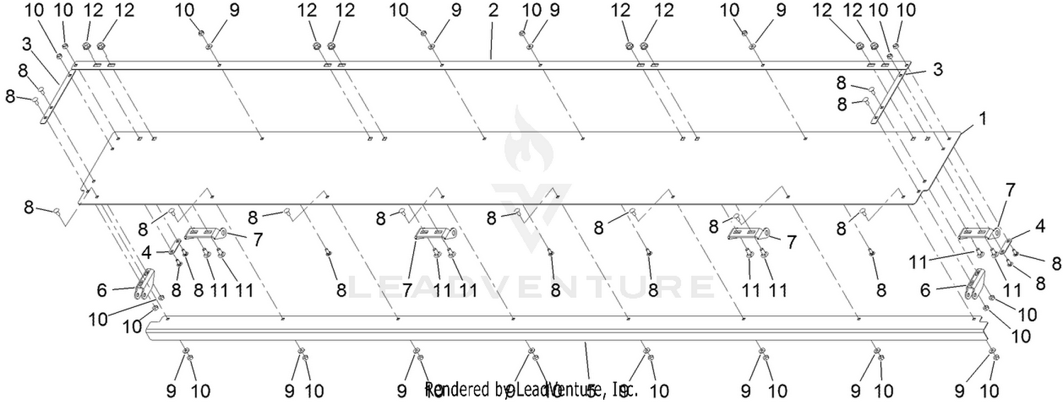 Screen Floor Assembly No. 125-5955
