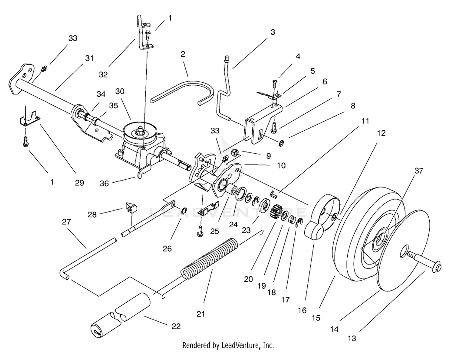 Rear Axle Assembly