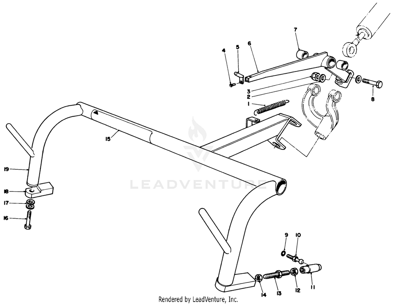 Direct Suspension Pull Frame Kit Model No. 04452 (optional)