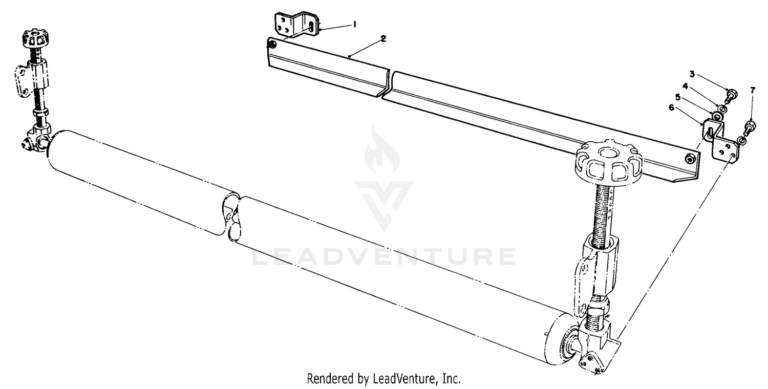 Rear Roller Scraper Kit No. 59-6090 (optional)