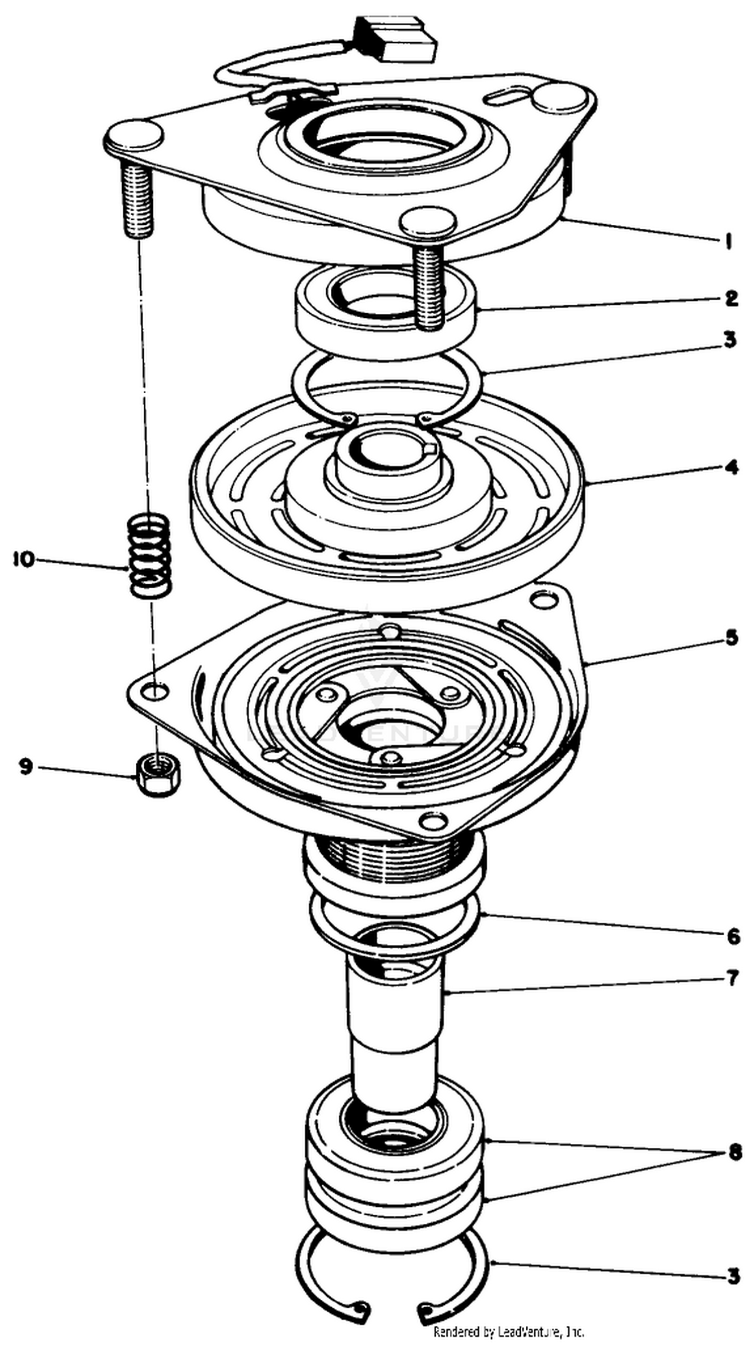 Electric Clutch Assembly No. 61-0050