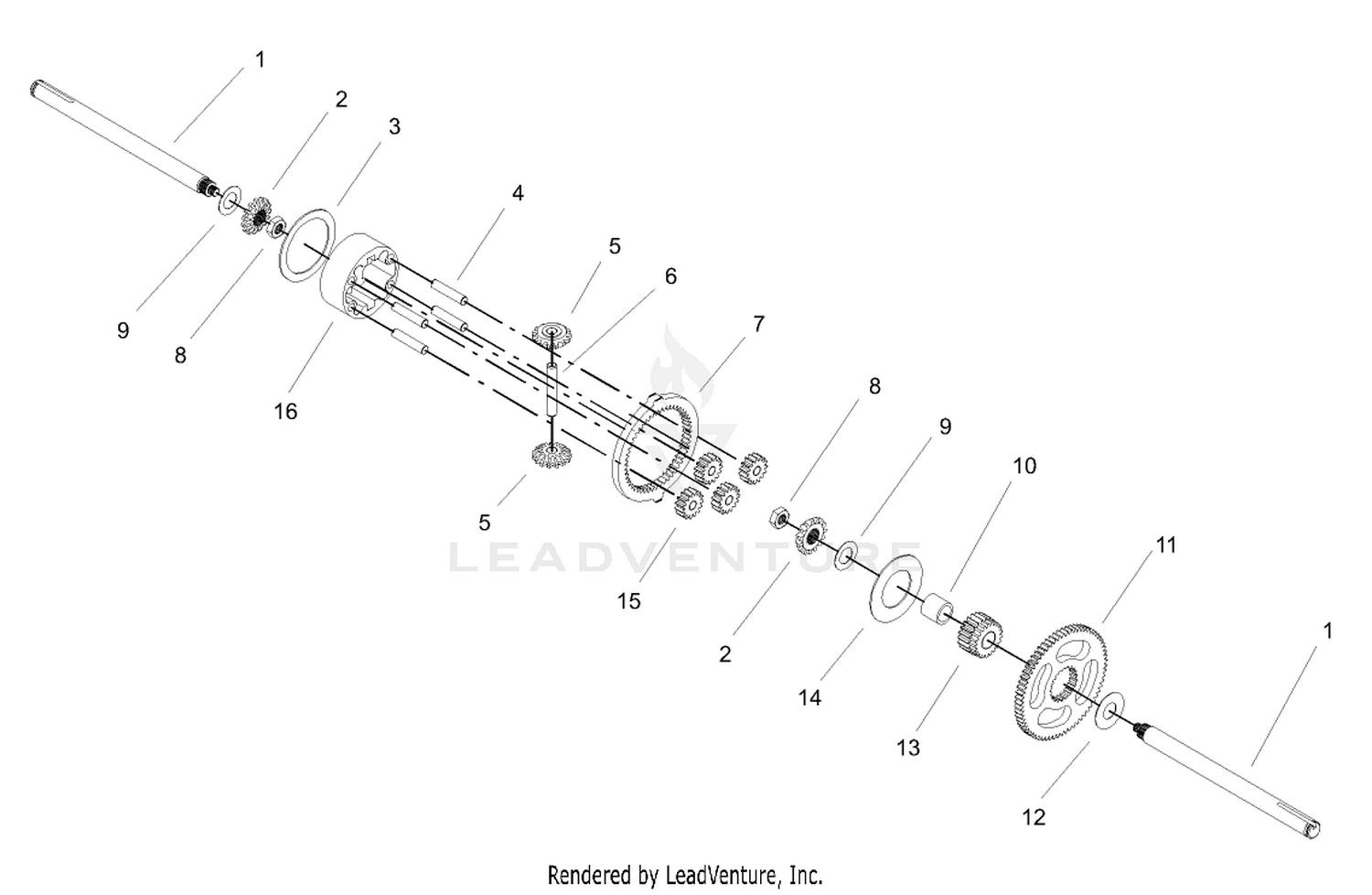 Differential Gear Assembly