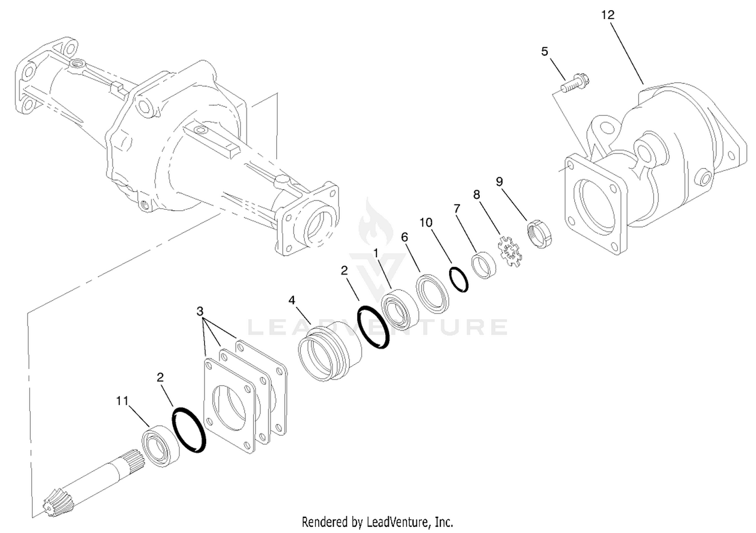 Sleeve Assembly-Axle No. 93-7780