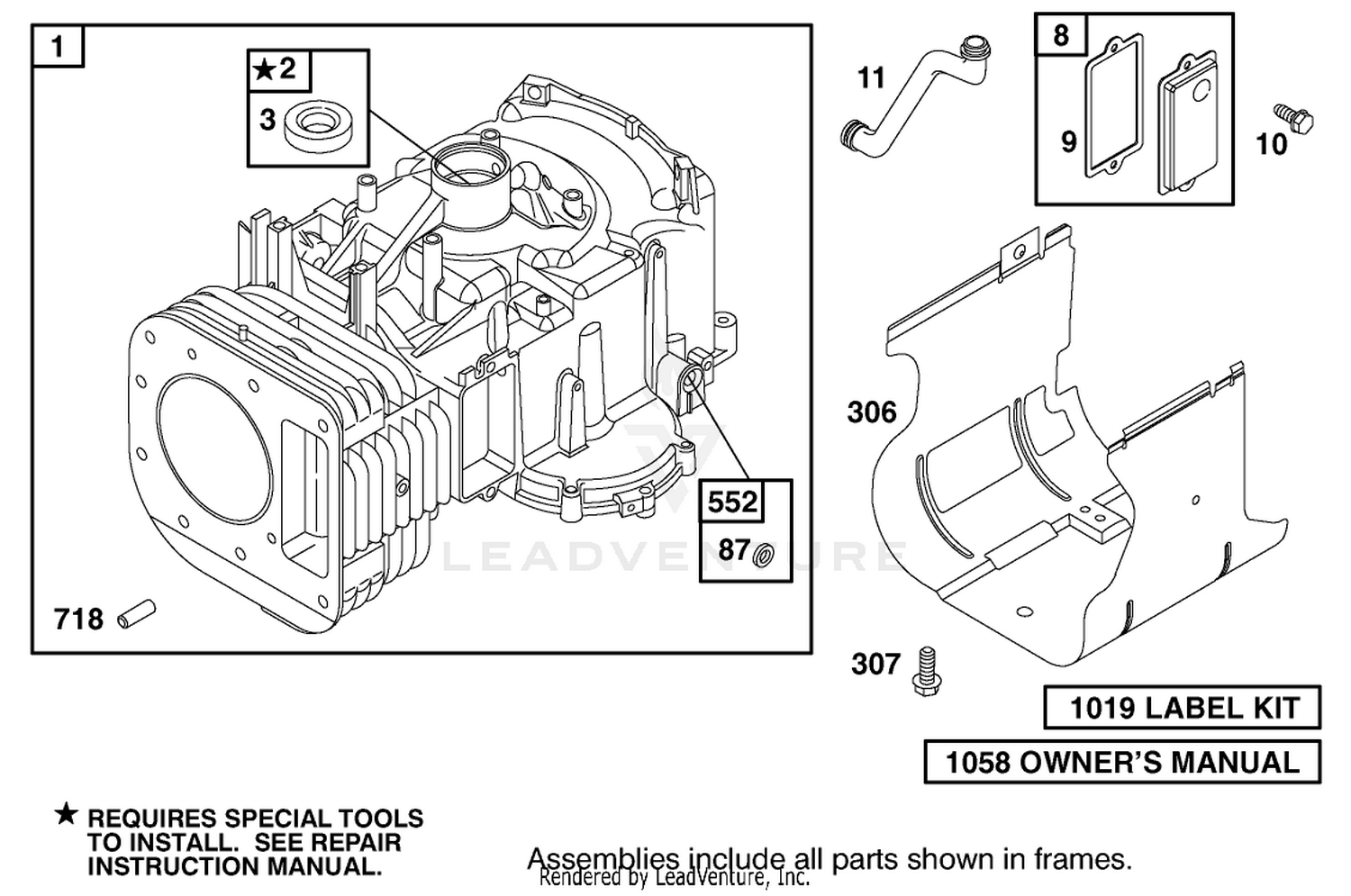 Engine Briggs  Stratton Model 312777-0128-E1