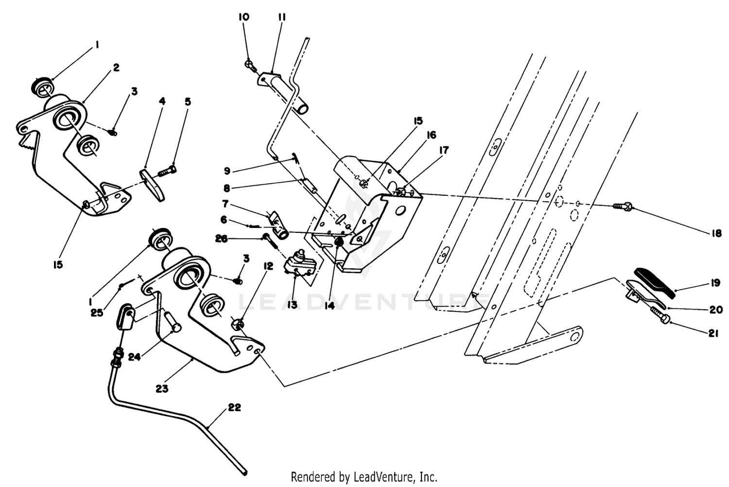 Steering Brake Assembly