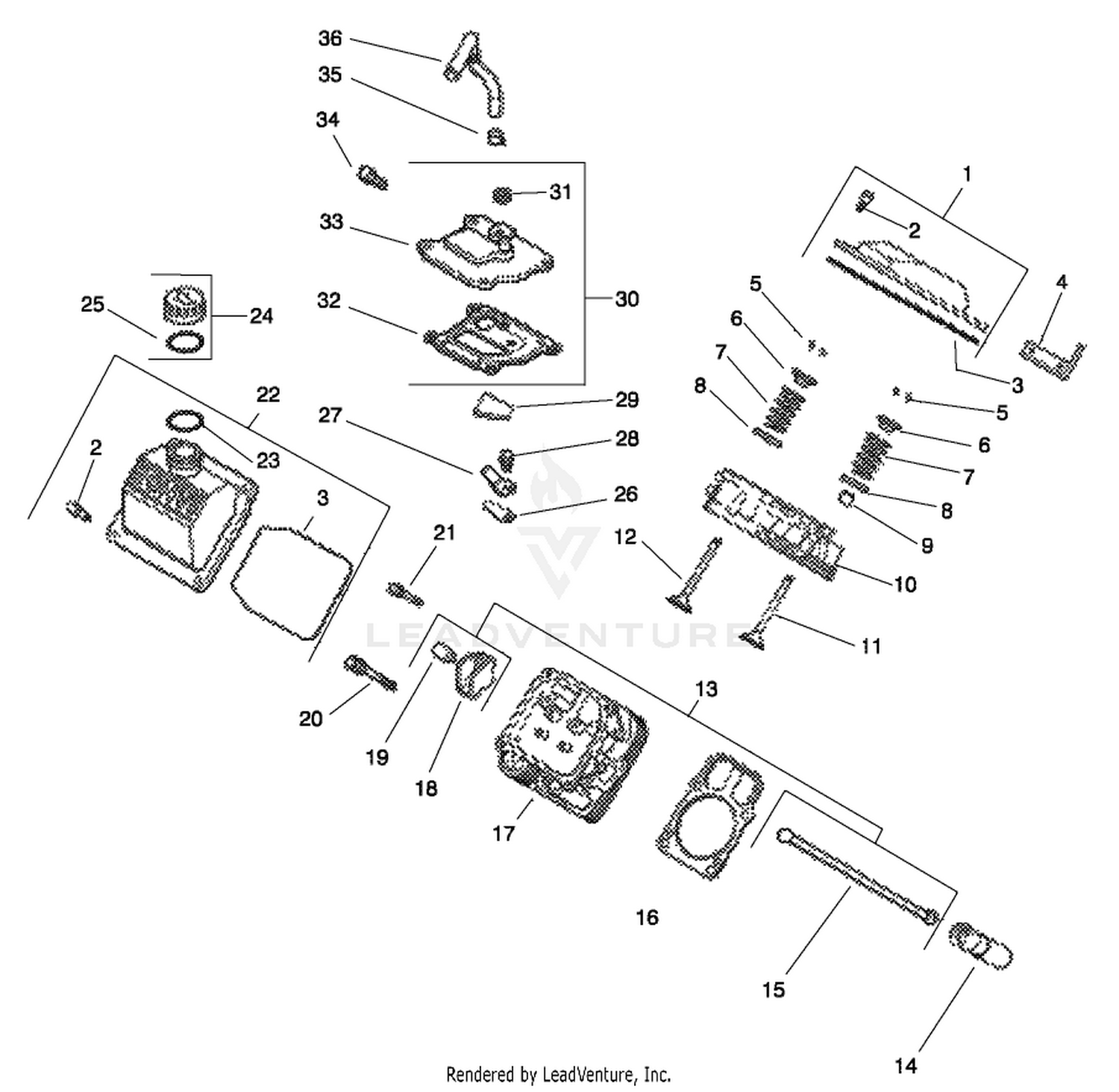 ENGINE KOHLER MODEL CH20S SPEC. NO. 64647 2