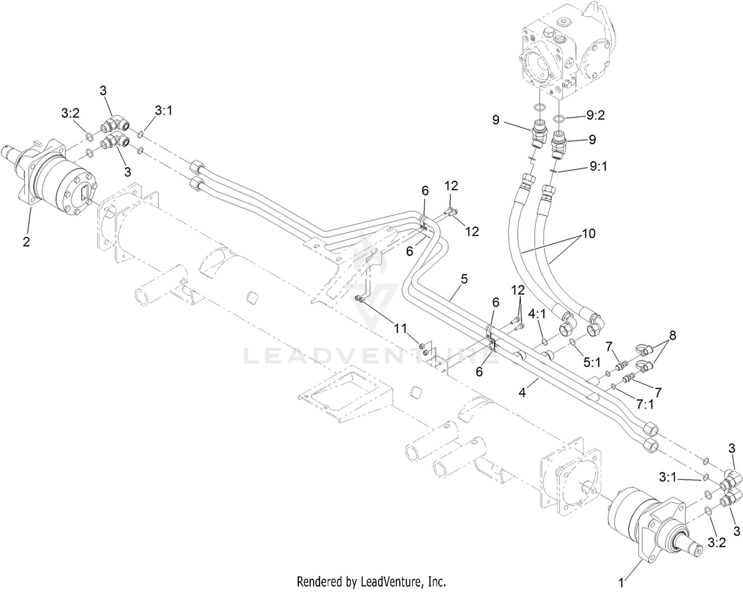 Traction Hydraulic Assembly
