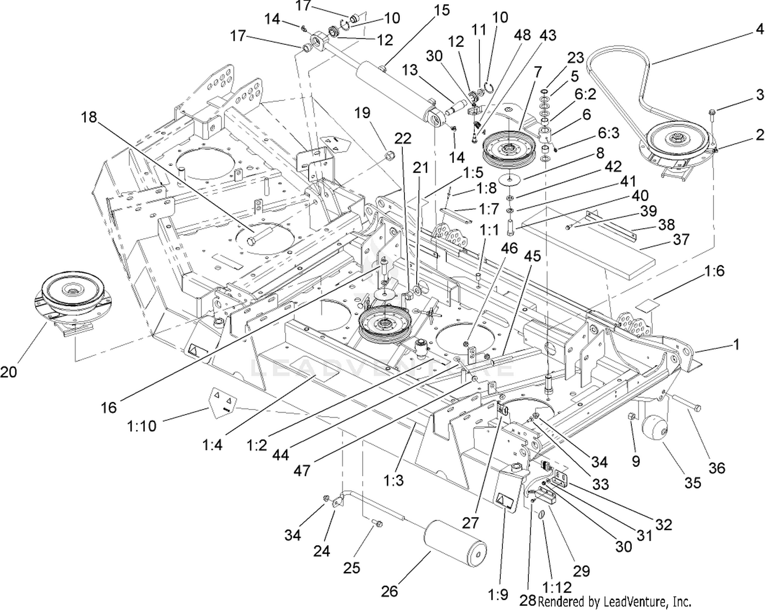 Center Deck Assembly
