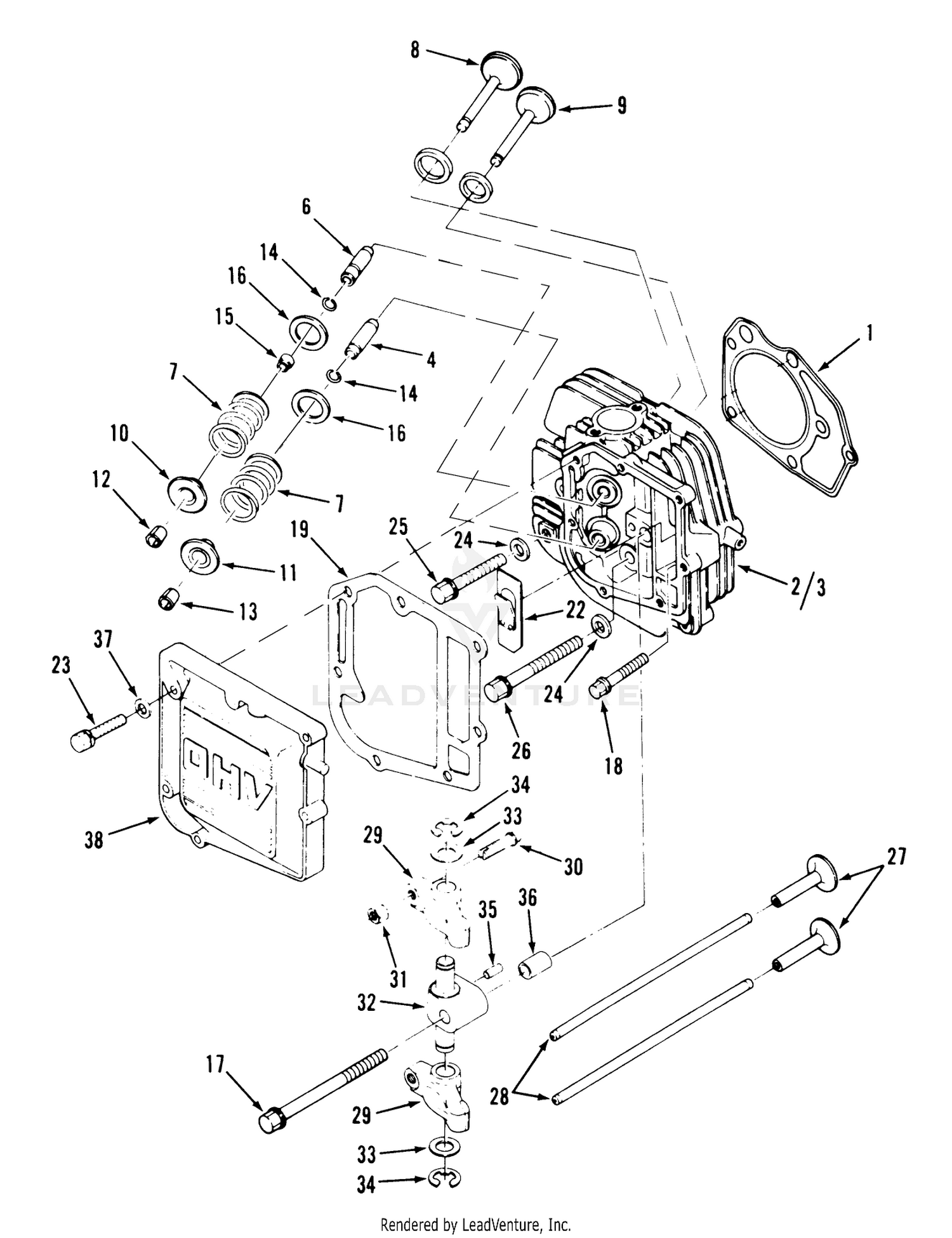 Cylinder Head And Valves-612-Z